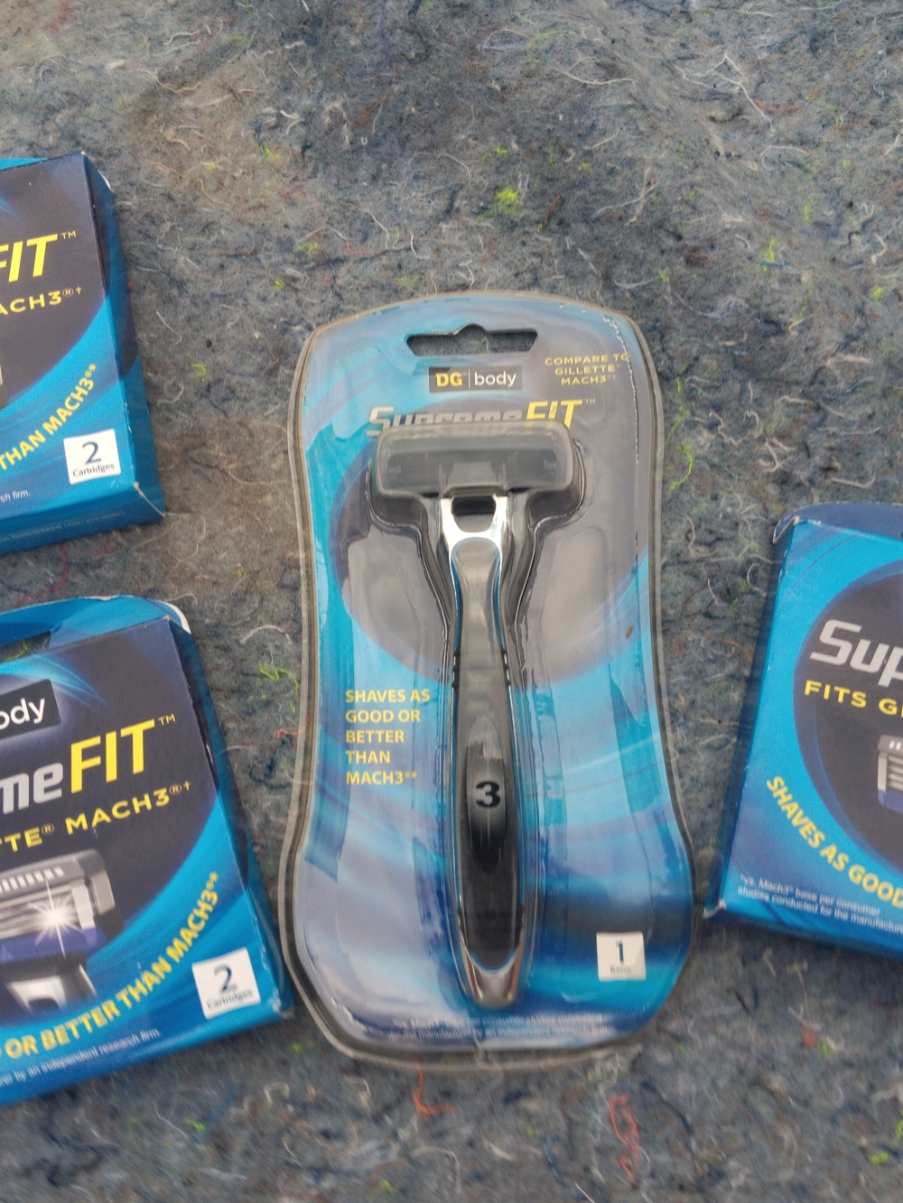 DG Body SupremeFIT Disposable Razor - Black/Blue